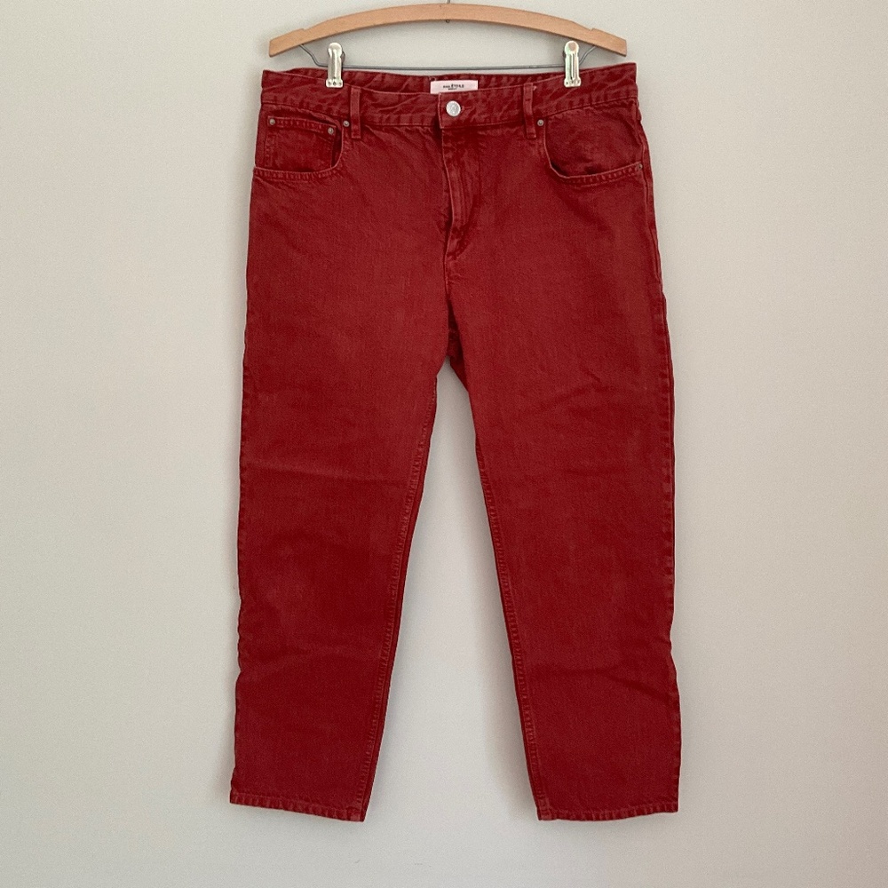 Isabel Ètoile Marant Red Denim (42) EUC